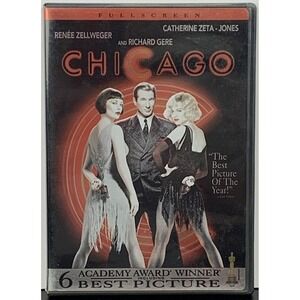 Chicago [2003 DVD Full Screen Edition] Renee Zellweger Richard Gere Movie‎